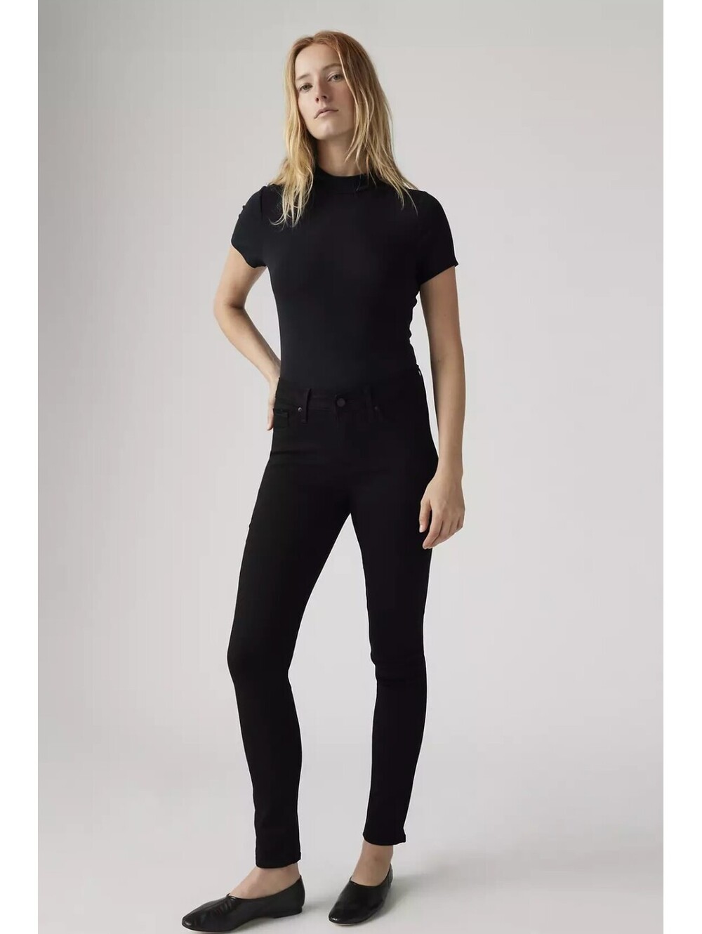 Levi's 311 Shaping Skinny Jeans Black Denim, W27